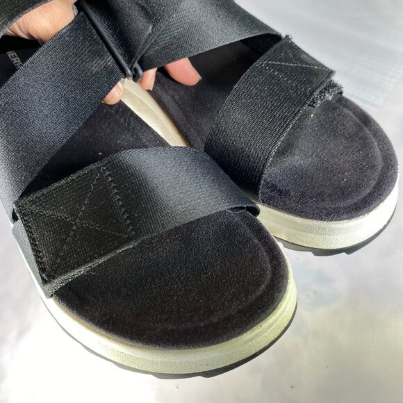 Merrell Black Alpine Cushioned Backstrap Sandal 10 - Picture 3 of 4